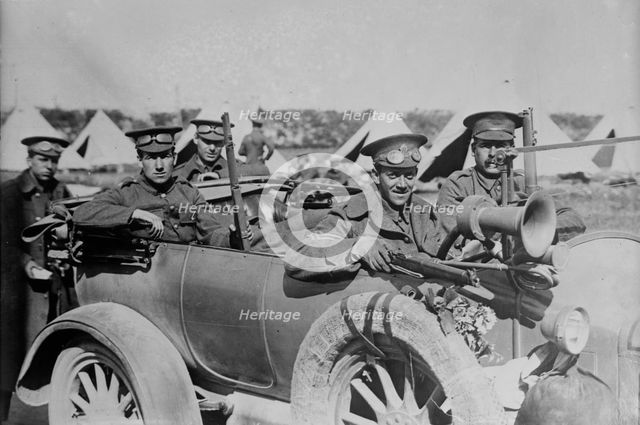 English Motor scouts in France, 22 Oct 1914. Creator: Bain News Service.