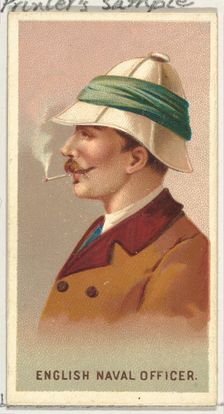 English Naval Officer, from World's Smokers series (N33) for Allen & Ginter Cigarettes, 1888. Creator: Allen & Ginter
