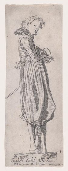 English Nobleman, from Noblemen of Different Countries, Plate 3, ca. 1615. Creator: Willem Pietersz. Buytewech