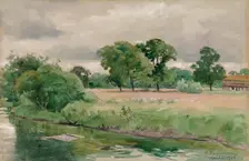 English Park View, 1936. Creator: Hugo Backmansson