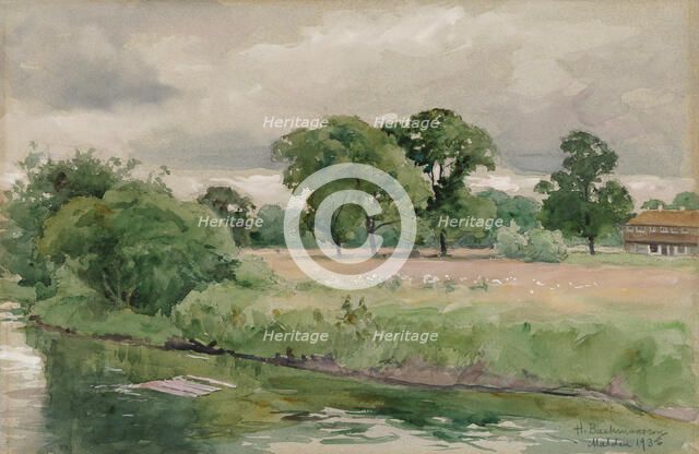 English Park View, 1936. Creator: Hugo Backmansson.