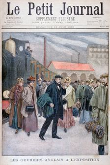 English people visiting the Universal Exhibition of 1900, Paris, 1900