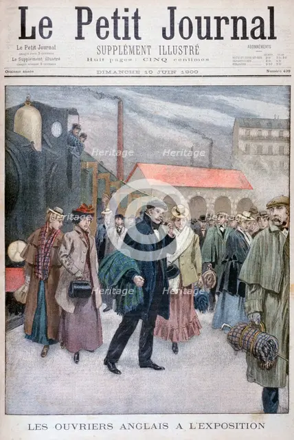 English people visiting the Universal Exhibition of 1900, Paris, 1900. Artist: Unknown