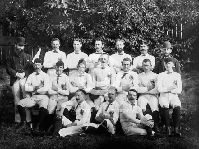 English Rugby Union team, c1900s. Creator: Robert Augustus Henry L'Estrange.