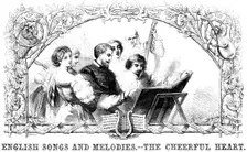 English Songs and Melodies - "The Cheerful Heart", 1858. Creator: Smyth