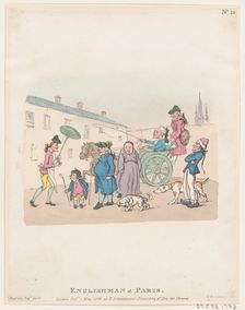 Englishman at Paris, May 1, 1803., May 1, 1803. Creator: Thomas Rowlandson