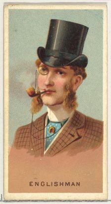 Englishman, from World's Smokers series (N33) for Allen & Ginter Cigarettes, 1888. Creator: Allen & Ginter