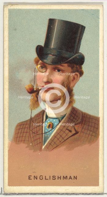 Englishman, from World's Smokers series (N33) for Allen & Ginter Cigarettes, 1888. Creator: Allen & Ginter.