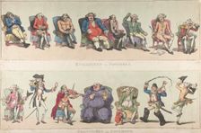 Englishmen in November, Frenchmen in November, November 25, 1788., November 25, 1788. Creator: Thomas Rowlandson