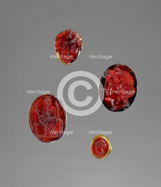 Engraved Gem in Thin Wire Setting, 1st century B.C. Creator: Unknown.