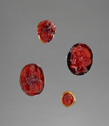 Engraved Gem in Thin Wire Setting, 1st century B.C. Creator: Unknown