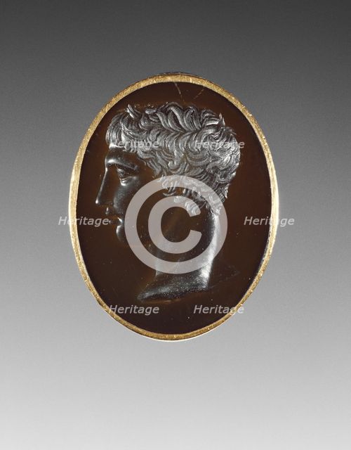 Engraved Gem Inset Into a Ring, 50-25 B.C. Creator: Unknown.