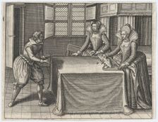 Enigmes Joyeuses pour les Bons Esprits, Plate 6, ca. 1615. Creators: Jan van Haelbeeck, Jean le Clerc