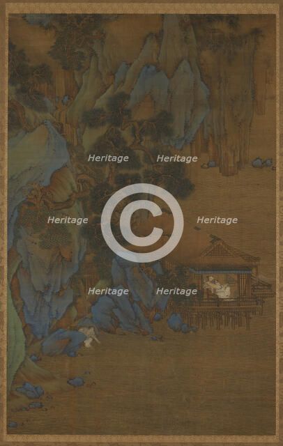 Enjoying the Breeze in a Waterside Pavilion, 16th-17th century. Creator: Unknown.