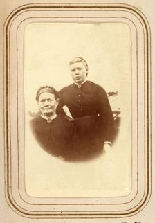 "Enkan Westerlund, with Daughter. Jockmock", 1858. Creator: Lotten von Duben