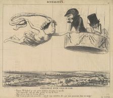 Enlèvement d'une fille de l'air, 19th century. Creator: Honore Daumier