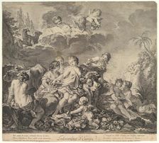 Enlevement d'Europe (Abduction of Europa), 18th century. Creator: Pierre Alexandre Aveline