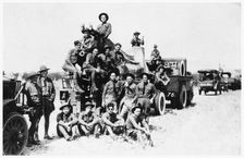 Enlisted men of the 61st Cavalry, Fort Sheridan, Illinois, USA, 1920