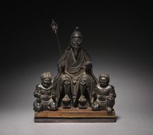 Enno Gyoja and Two Attendants, 1615-1868. Creator: Unknown
