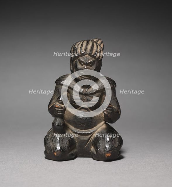Enno Gyoja and Two Attendants (Koki), 1615-1868. Creator: Unknown.