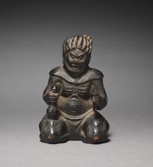 Enno Gyoja and Two Attendants (Koki), 1615-1868. Creator: Unknown