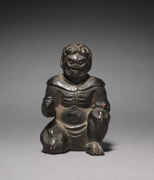 Enno Gyoja and Two Attendants (Zenki), 1615-1868. Creator: Unknown