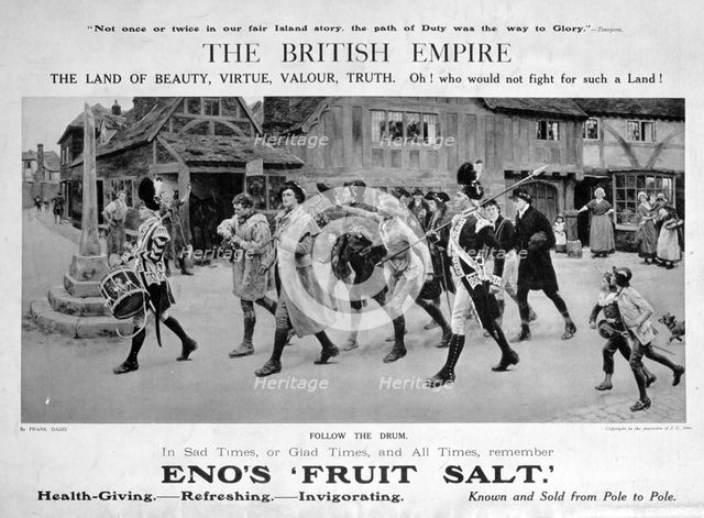 Eno's Fruit Salt advertisement, 1914.Artist: Frank Dadd