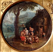 Enoch Family 16th century. Creator: Mostaert, Gillis (1534-1598)