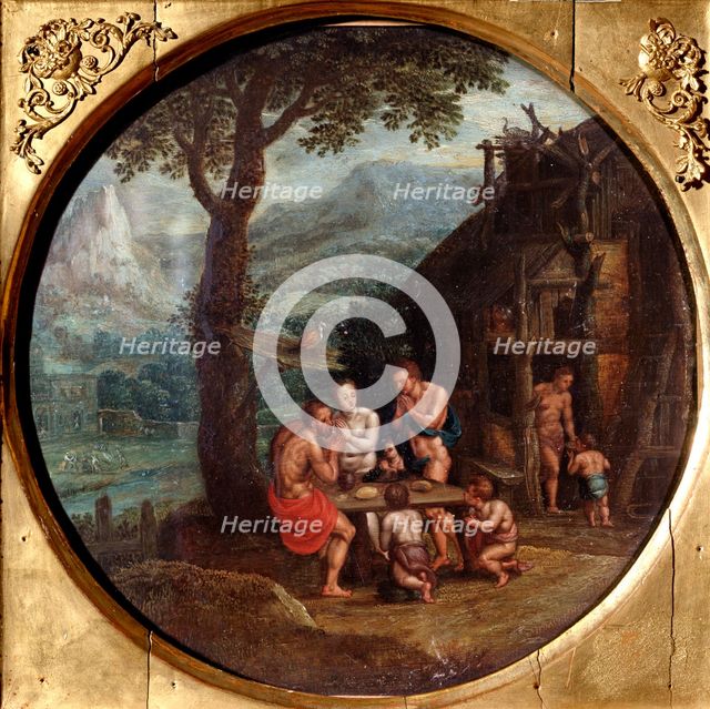 Enoch Family', 16th century.  Creator: Mostaert, Gillis (1534-1598).