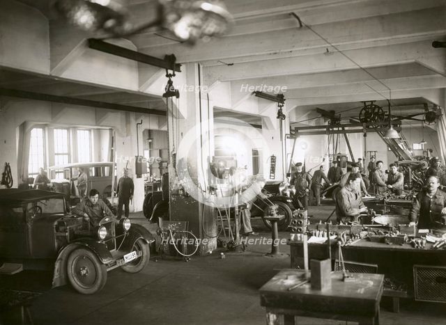 Enoch Thulin's car factory, Landskrona, Sweden, 1928. Creator: Unknown.