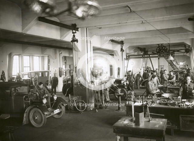 Enoch Thulin's car factory, Landskrona, Sweden, 1928. Artist: Unknown