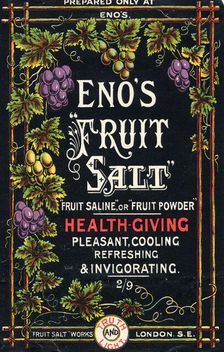 Eno's Fruit Salt, 19th century