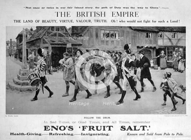 Eno's Fruit Salt advertisement, 1914.Artist: Frank Dadd