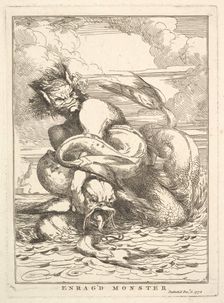 Enrag'd Monster, December 8, 1778. Creator: John Hamilton Mortimer