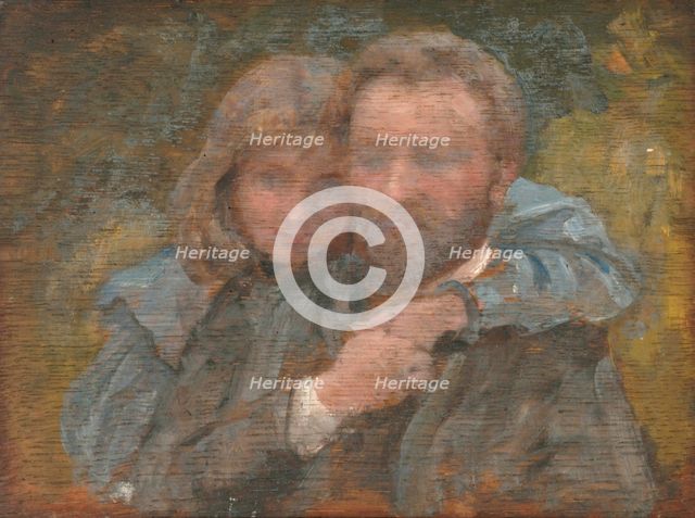 Enrico and Estella Canziani, 1880-1900.  Creator: Louisa Starr.