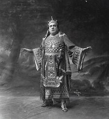Enrico Caruso (1873-1921) as Radamès in Opera Aida by Giuseppe Verdi, 1910