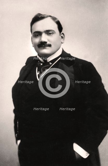 Enrico Caruso (1873-1921), Italian tenor, 1907.Artist: Rotary Photo