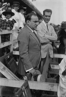 Enrico Caruso & Bruno Zirato, 1918. Creator: Bain News Service