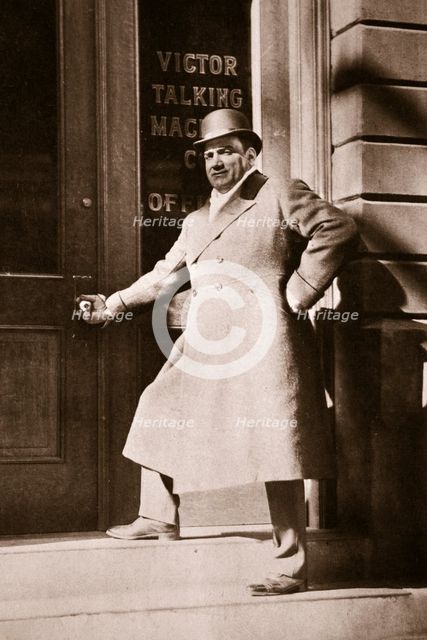Enrico Caruso, Italian opera singer, USA, 6 November, 1909.  Creator: Unknown.