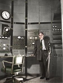 Enrico Fermi, Italian-born American nuclear physicist, c1942