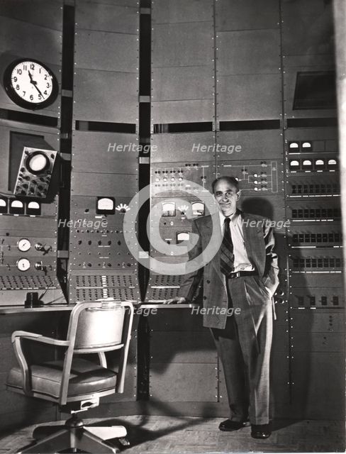 Enrico Fermi, Italian-born American nuclear physicist, c1942. Creator: Unknown.