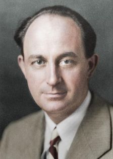 Enrico Fermi, Italian-born American nuclear physicist, c1938