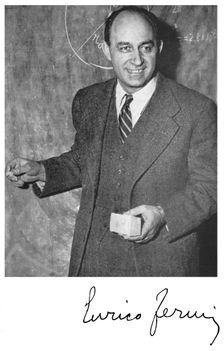 Enrico Fermi, Italian-born American nuclear physicist. Creator: Unknown