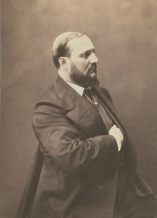Enrico Tamberlik, tenor, 1855-1859. Creator: Nadar