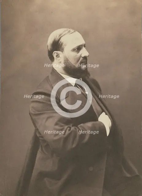 Enrico Tamberlik, tenor, 1855-1859. Creator: Nadar.