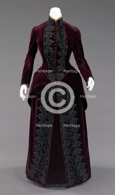 Ensemble, American, ca. 1885. Creator: Mme. Uoll Gross.