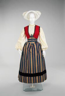 Ensemble, Norwegian, third quarter 19th century. Creator: Unknown