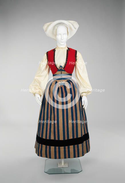 Ensemble, Norwegian, third quarter 19th century. Creator: Unknown.