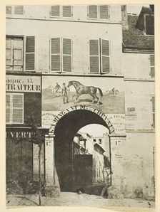 Enseigne d'un Marchand de Chevaux, 1842/50, printed 1965. Creator: Hippolyte Bayard