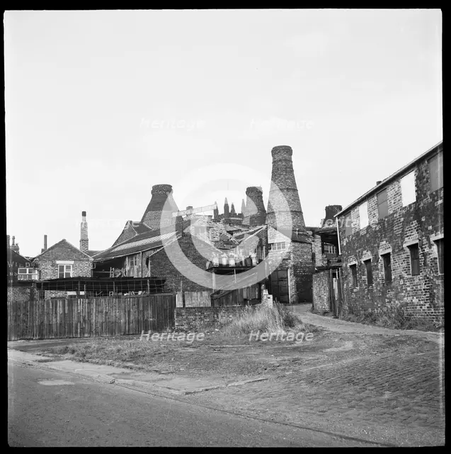 Enson Works, Bagnall Street, Longton, Stoke-on-Trent, 1965-1968. Creator: Eileen Deste.
